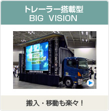 トレーラー搭載型　BIG　VISION　搬入・可動も楽々！